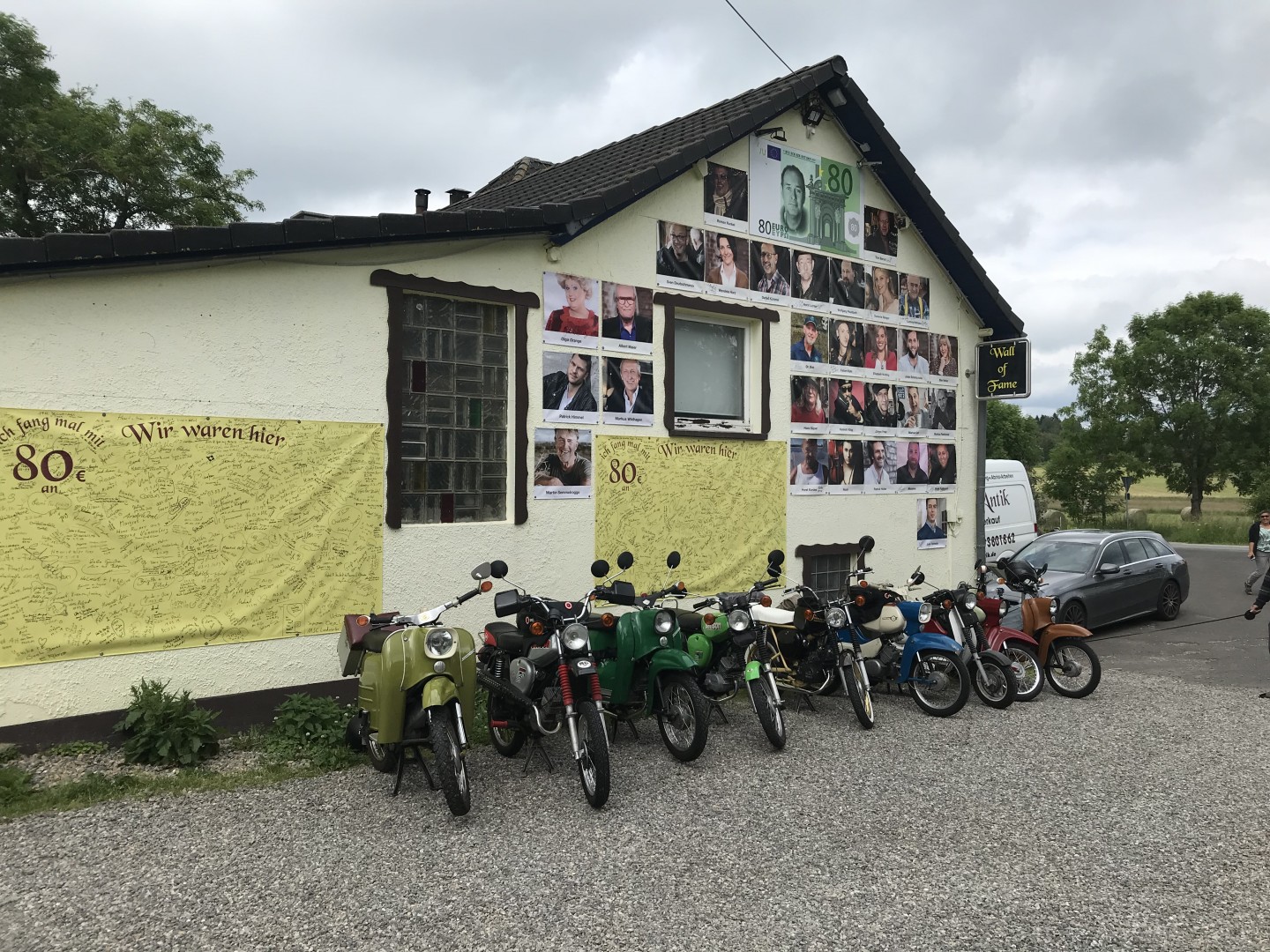 Wall of Fame am 80 Euro Waldi