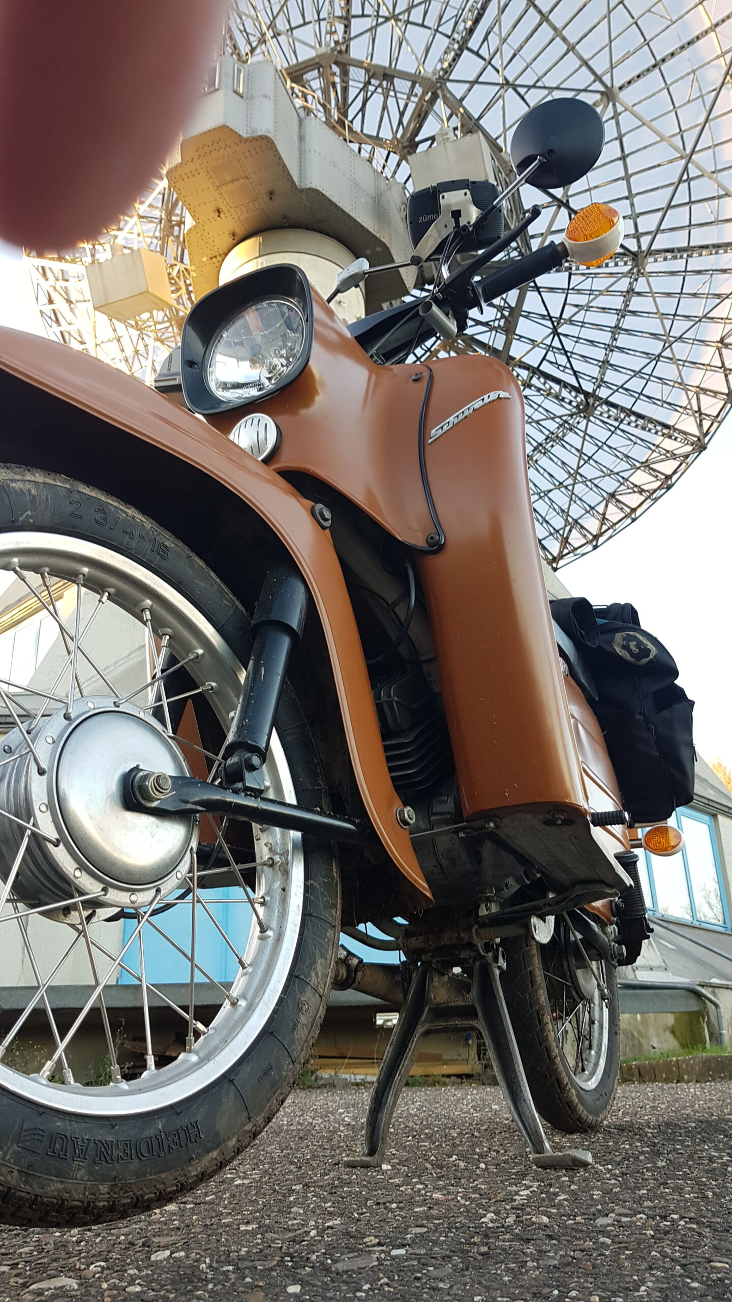 braunes Simson Moped