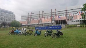 Biker an Europa Parlament