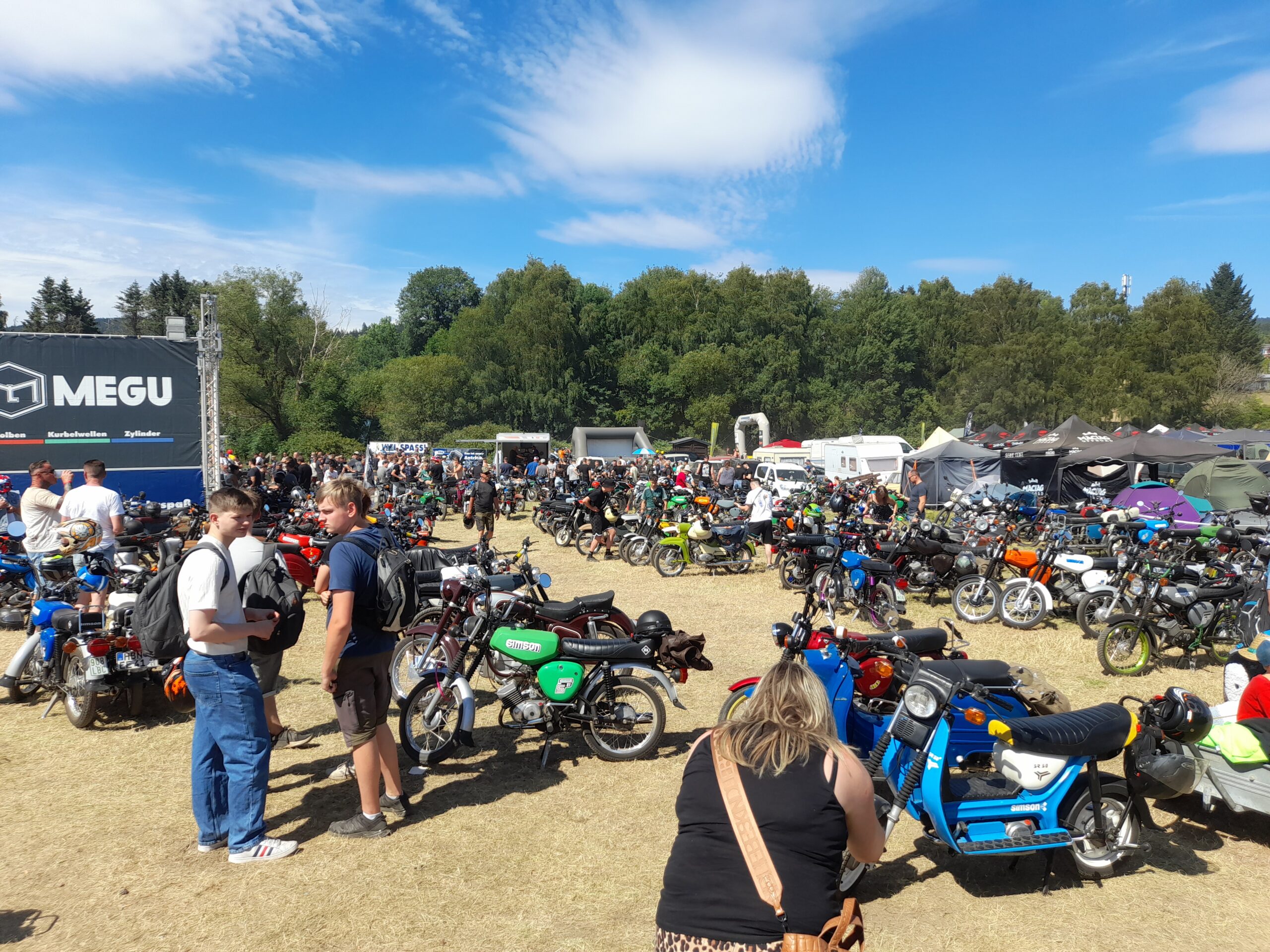 Der Zeltplatz beim Simsontreffen