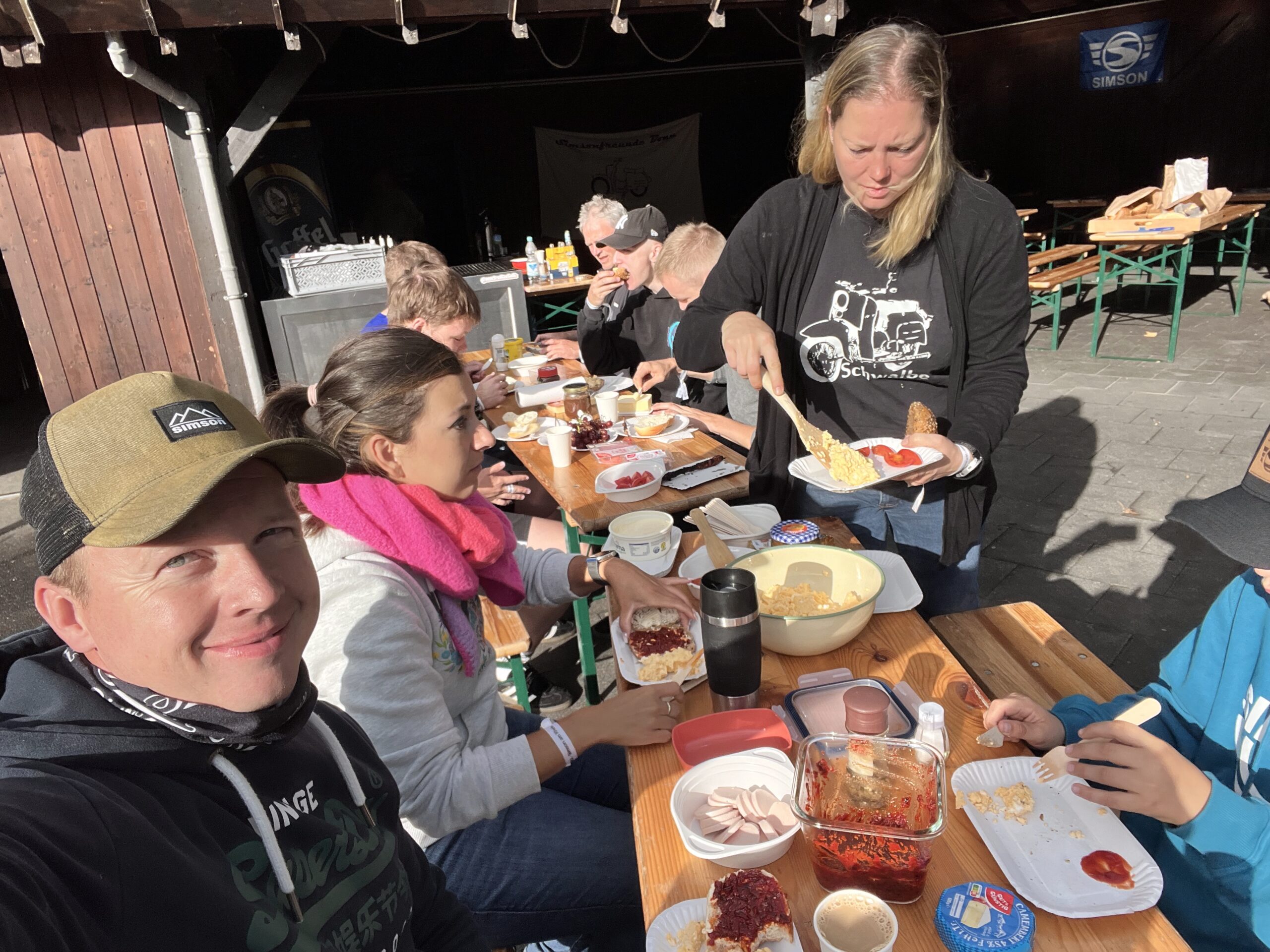 Frühstück am Tag danach