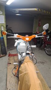 Bild von einem Mopedfahrgestell